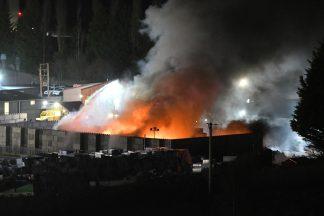 Perth recycling centre fire which closed M90 likely caused by ‘waste battery’