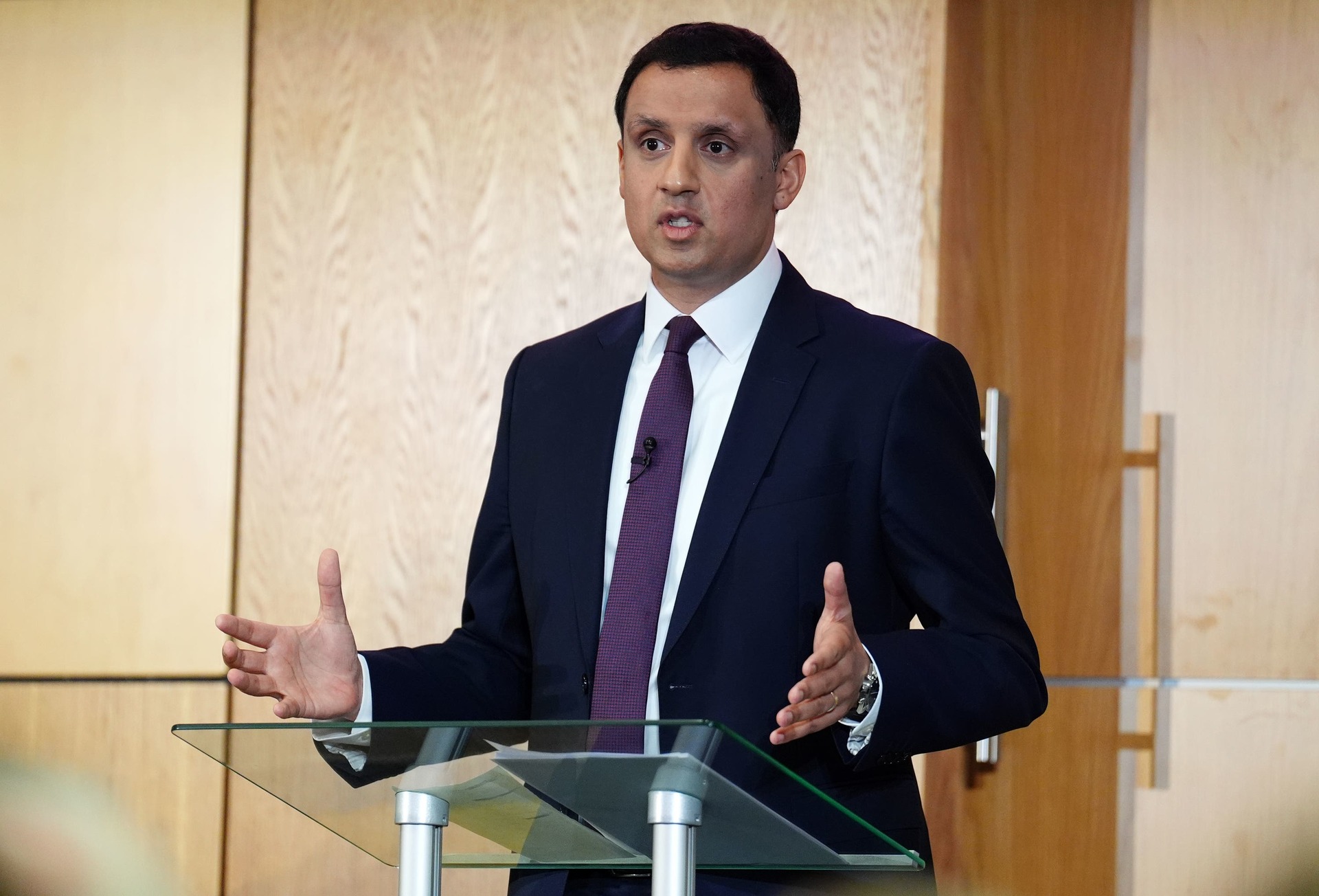 Scottish Labour leader Anas Sarwar said the SNP has plunged the NHS ‘into a permanent crisis’ (PA) 