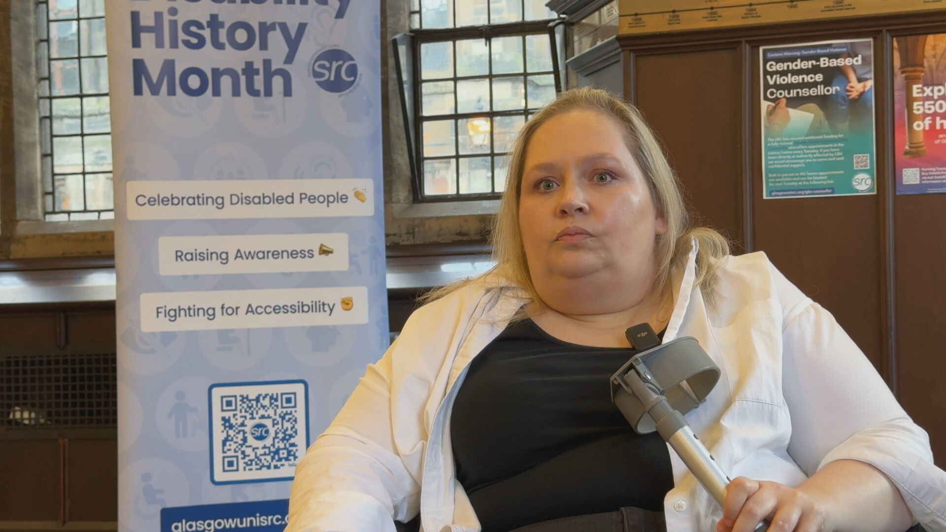 Disabilities and equality officer Nicola Smith