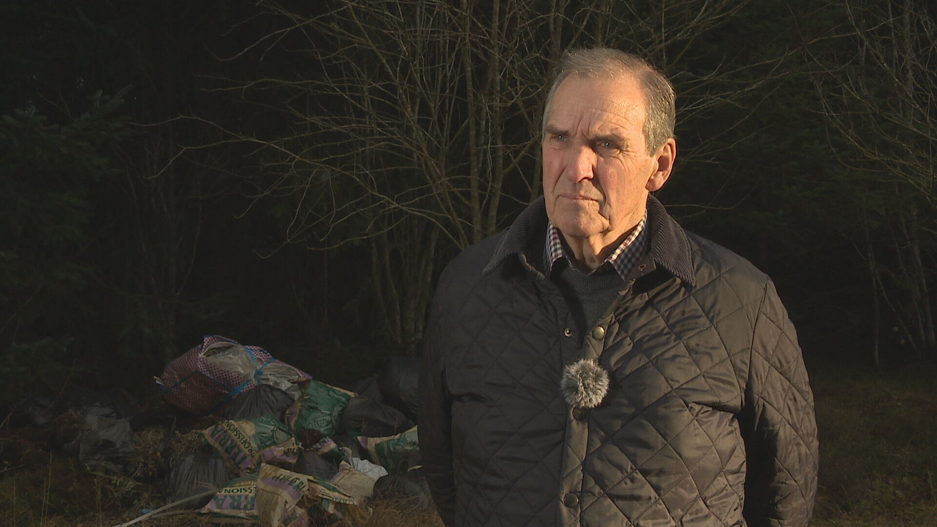 Edward Johnstone from Fintry Estate said fly-tipping has gotten worse over the years. 