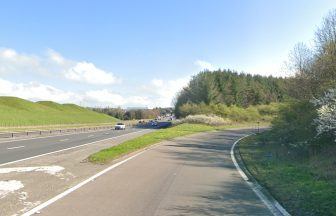 Road closed on M8 after crash involving HGV near Bathgate