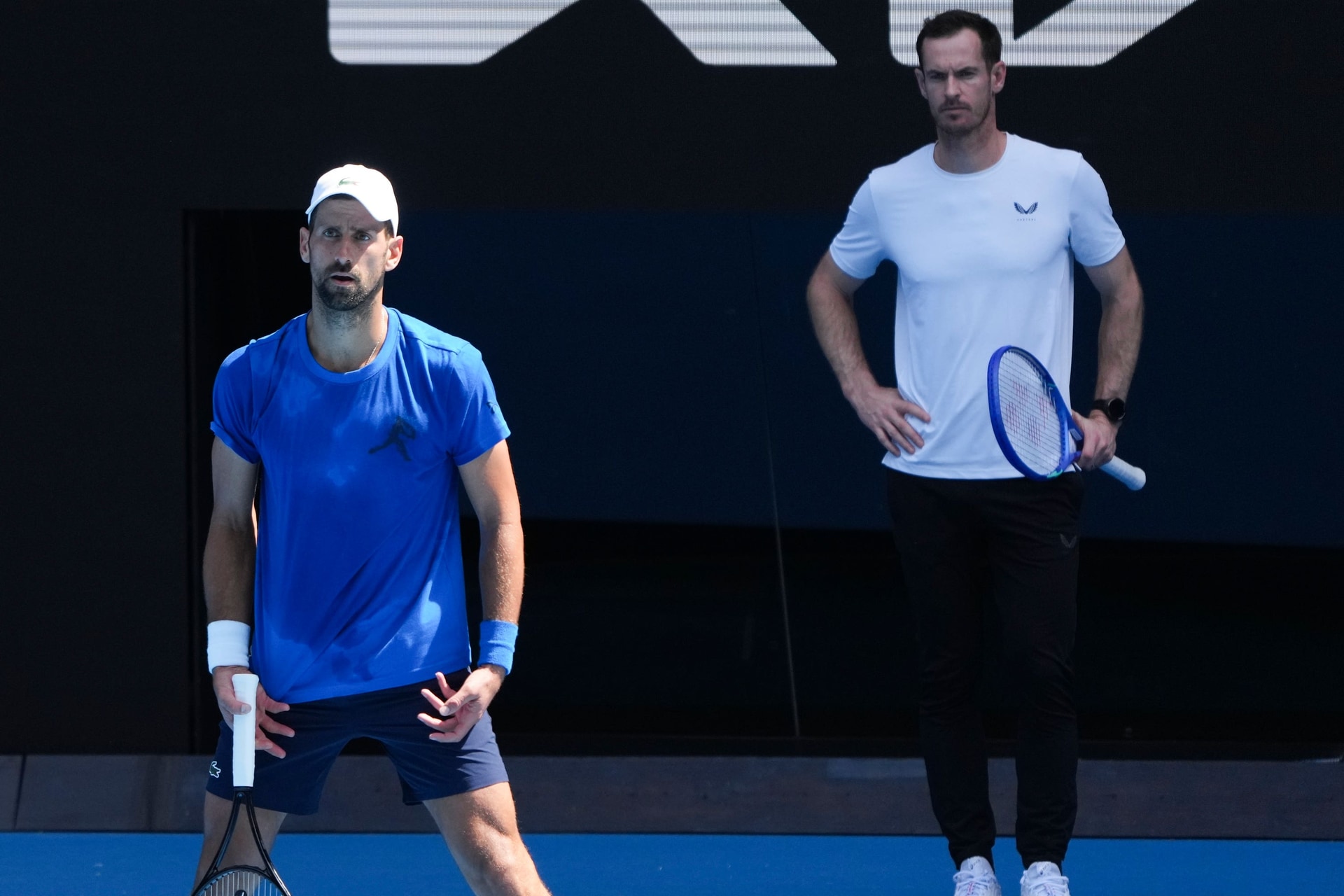 <em>Andy Murray, right, kept a close eye on Novak Djokovic during practice (Mark Baker/AP)</em>”/><cite class=cite>PA Media</cite></div><figcaption aria-hidden=true><em>Andy Murray, right, kept a close eye on Novak Djokovic during practice (Mark Baker/AP)</em> <cite class=hidden>PA Media</cite></figcaption></figure><p>“He achieved the last thing that he felt like he needed to at the Olympics. So for me and his team, it’s about trying to find that motivation to keep going and pushing for more.</p><p>“Novak has in the last few years cemented himself as the best tennis player of all time, certainly of his generation, with the records that he’s achieved. These next couple of years, I think he maybe already has a legitimate claim to be the best athlete of all time.</p><p>“But I think, if he can go out as a 38, 39-year-old and win more slams and beat Alcaraz and Sinner in big matches, he’s got a claim to be the best athlete of all time, and I think that’s exciting for me and his team to be part of that.”</p><p>Djokovic admitted it felt strange at first to open himself up to someone he previously tried to seek every advantage over, and it was the same feeling for Murray.</p><blockquote class=instagram-media data-instgrm-captioned data-instgrm-permalink=