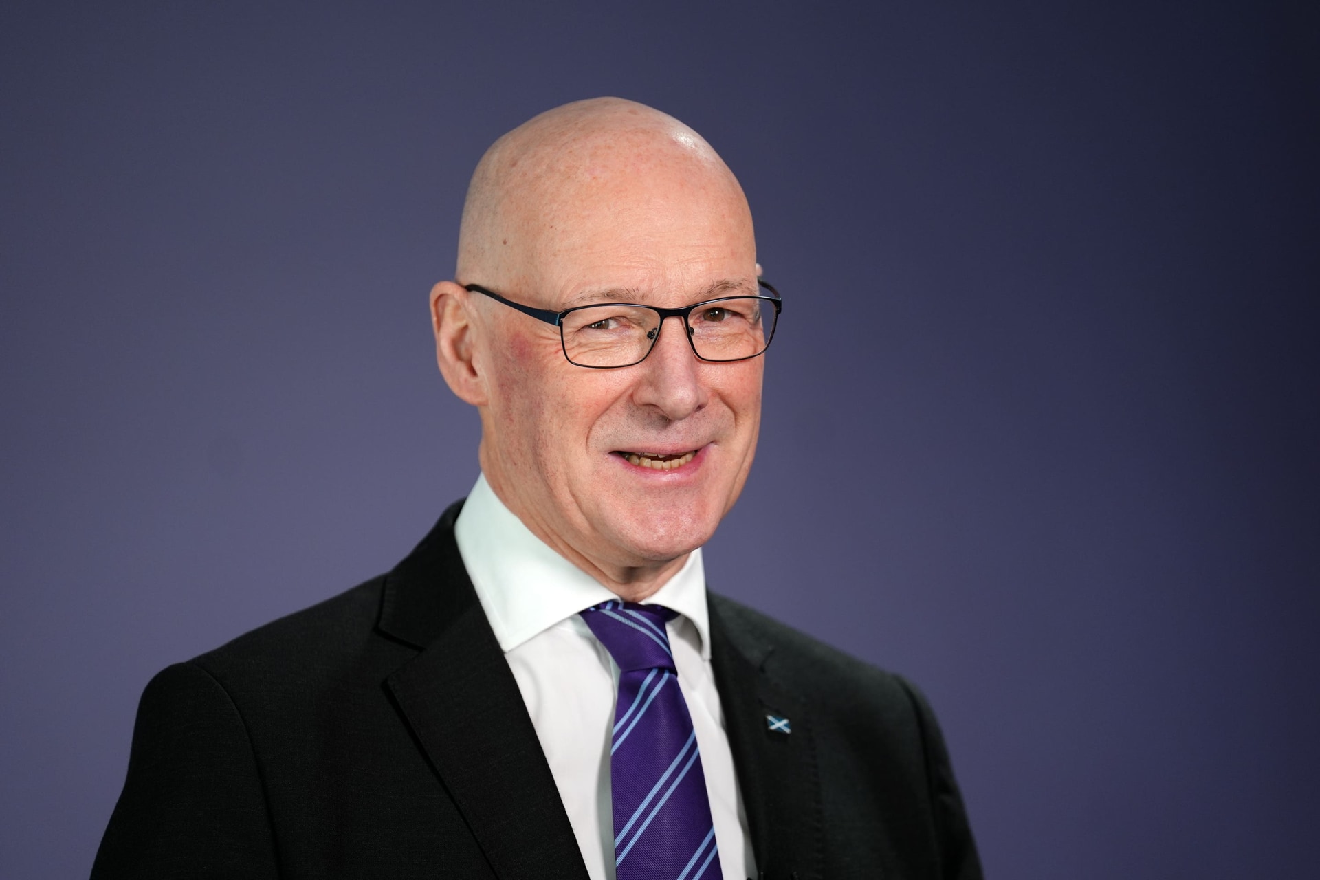 John Swinney said the call was ‘warm and positive’ (Andrew Milligan/PA) 