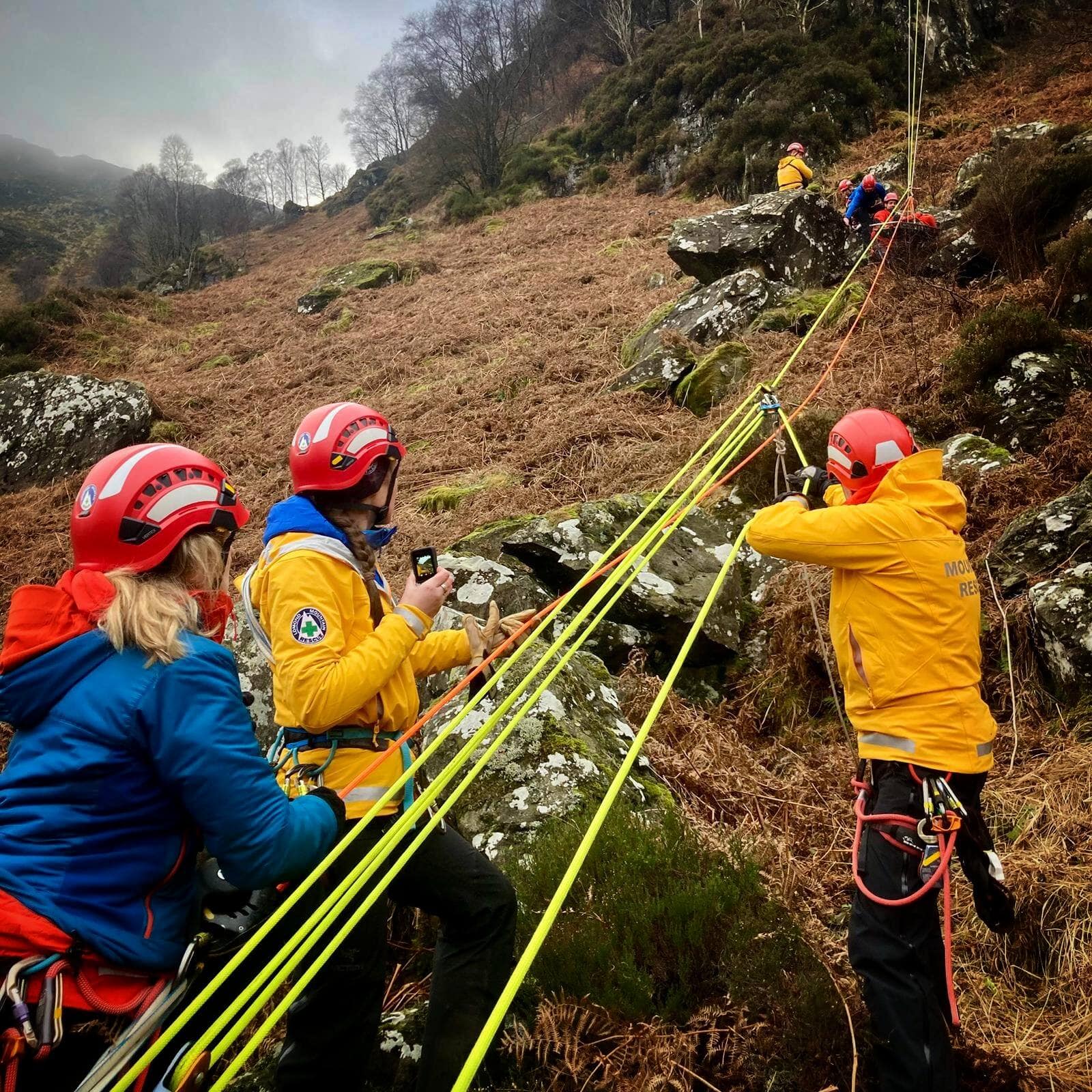 Lomond Mountain Rescue Team was called to help a party in Achray Forest.