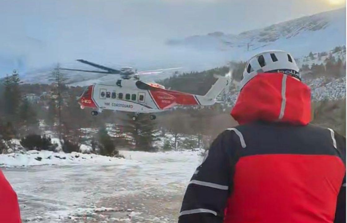 Overdue hill walker airlifted to safety after search teams called out in the Highlands