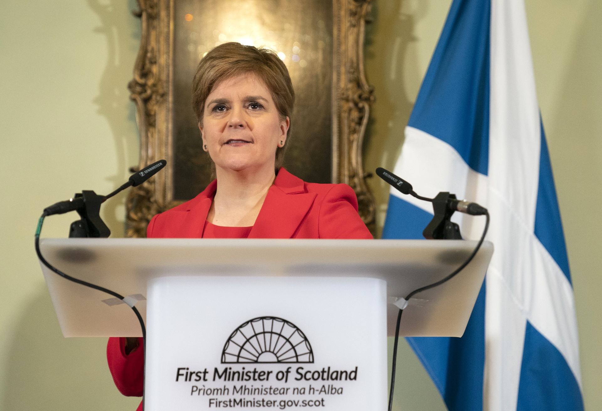 Nicola Sturgeon resigned as First Minister of Scotland on February 15, 2023 in Edinburgh, United Kingdom. 