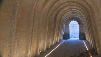 Bunker and bomb shelter at former WWII airfield open to public