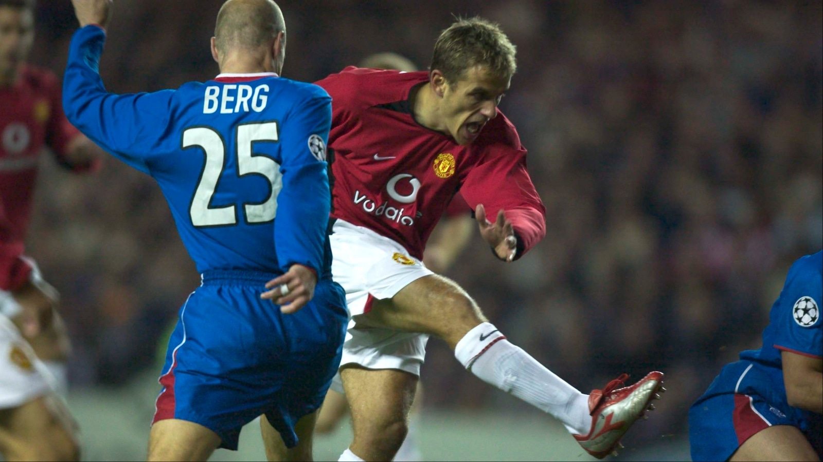 Phil Neville scored the winner at Ibrox.