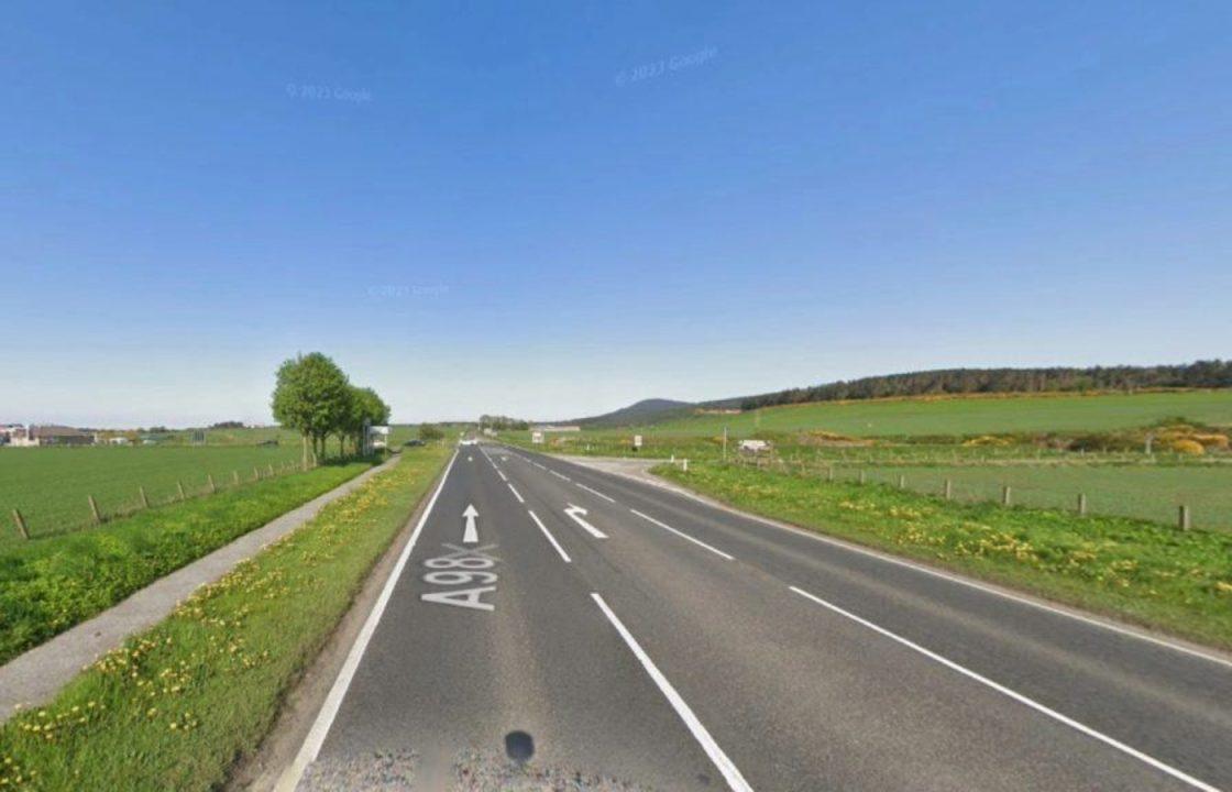 Woman, 78, dies in hospital days after crash involving car and lorry on A98 near Buckie