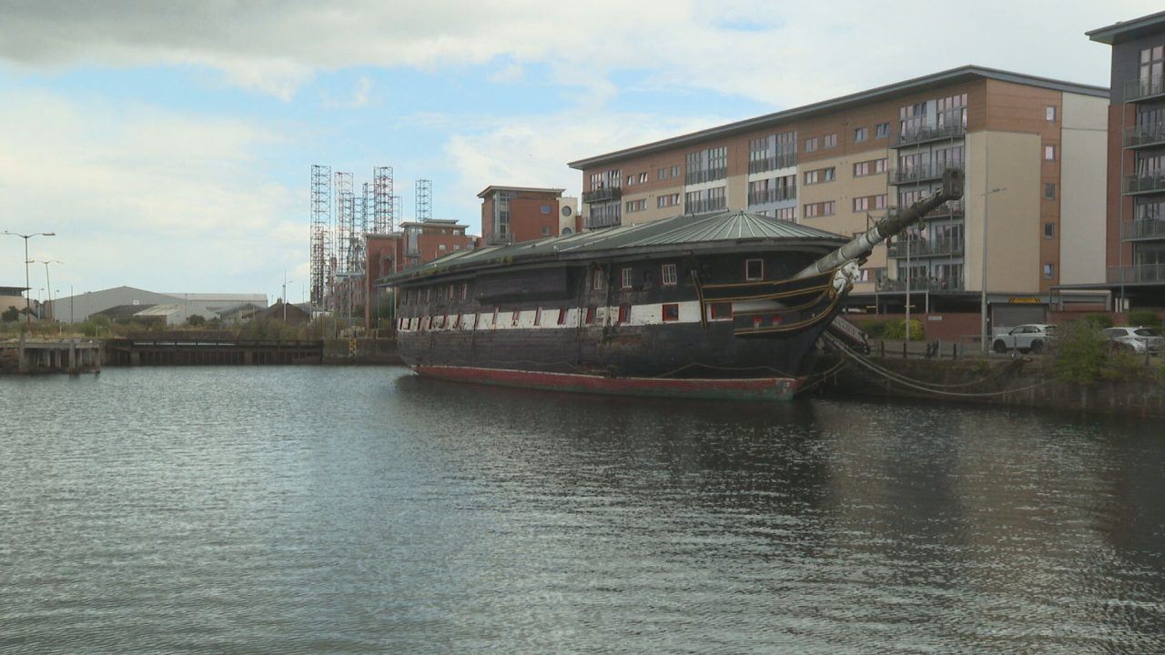 Historic ship HMS Unicorn buoyed by almost £800,000 in restoration funding