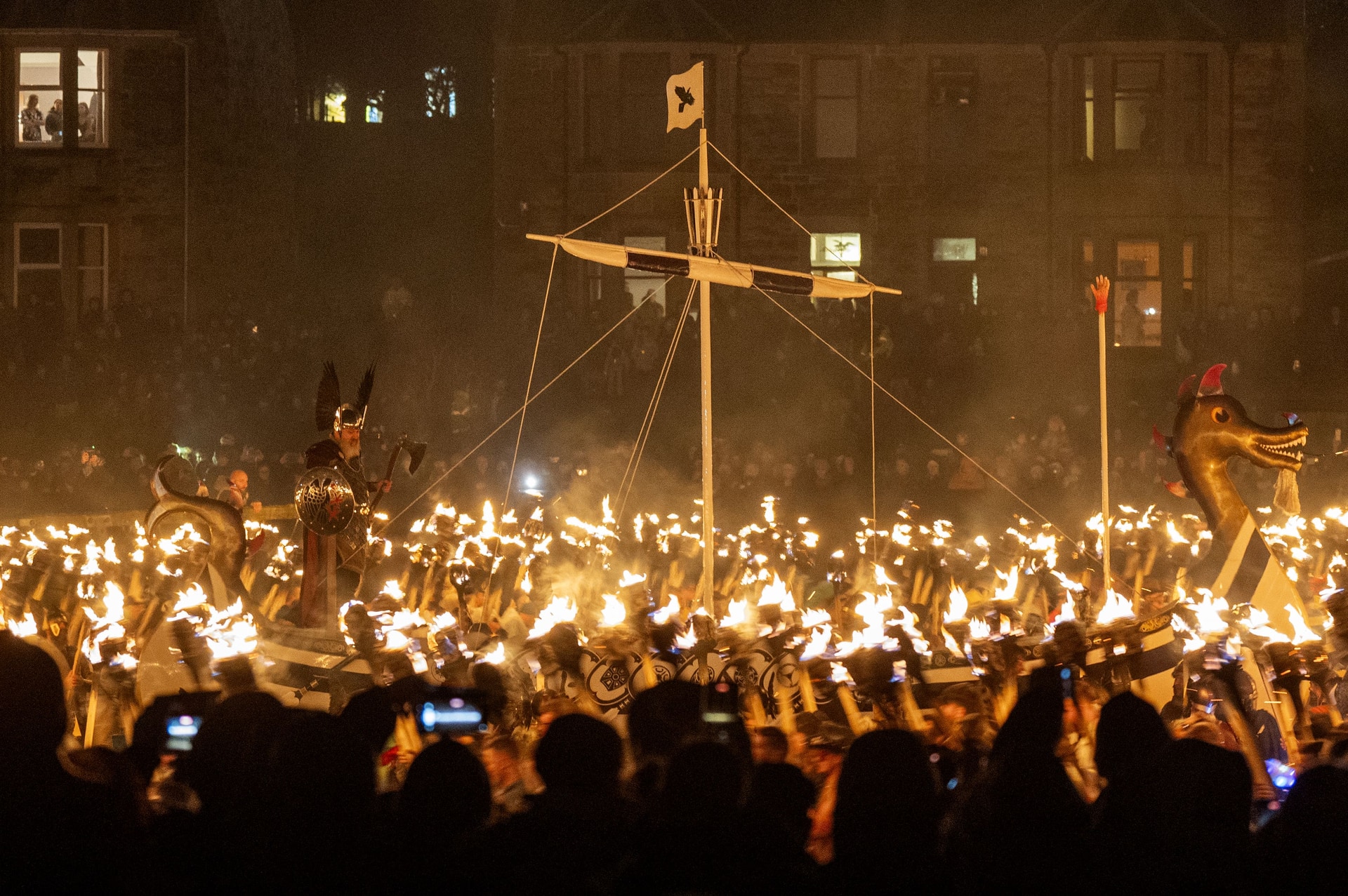 Preparations to torch the galley (Jane Barlow/PA) 