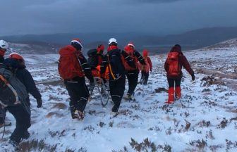 RAF crew flies 260 miles to join rescue of five climbers after avalanches in Cairngorms