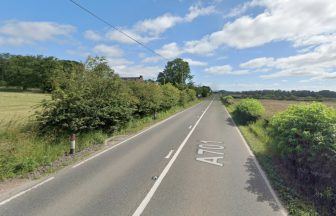 Two people taken to hospital after crash closes A701 in Dumfries and Galloway