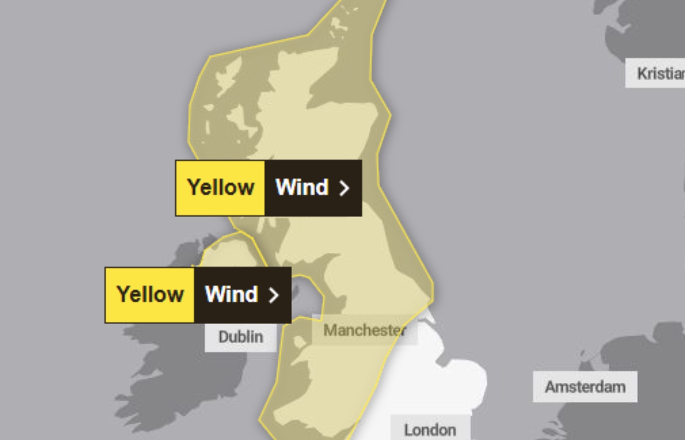 weather warning for winds covering scotland this weekend 