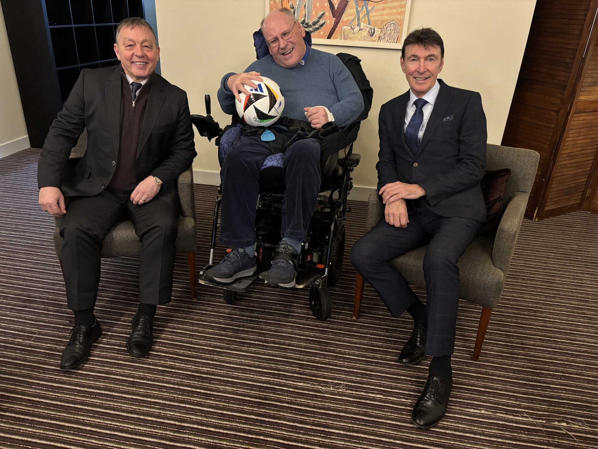 Football greats Gordon Smith and Billy Davies are spearheading the campaign.