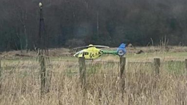 Air ambulance called to scene of two-vehicle crash on A90 as road closed near Laurencekirk