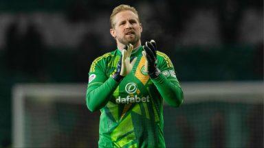 Kasper Schmeichel to miss Celtic’s Scottish Cup game v Raith Rovers with back issue