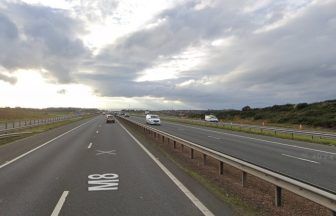 M8 closed as police search for man with weapon as drivers urged to avoid area near Newhouse and Chapelhall