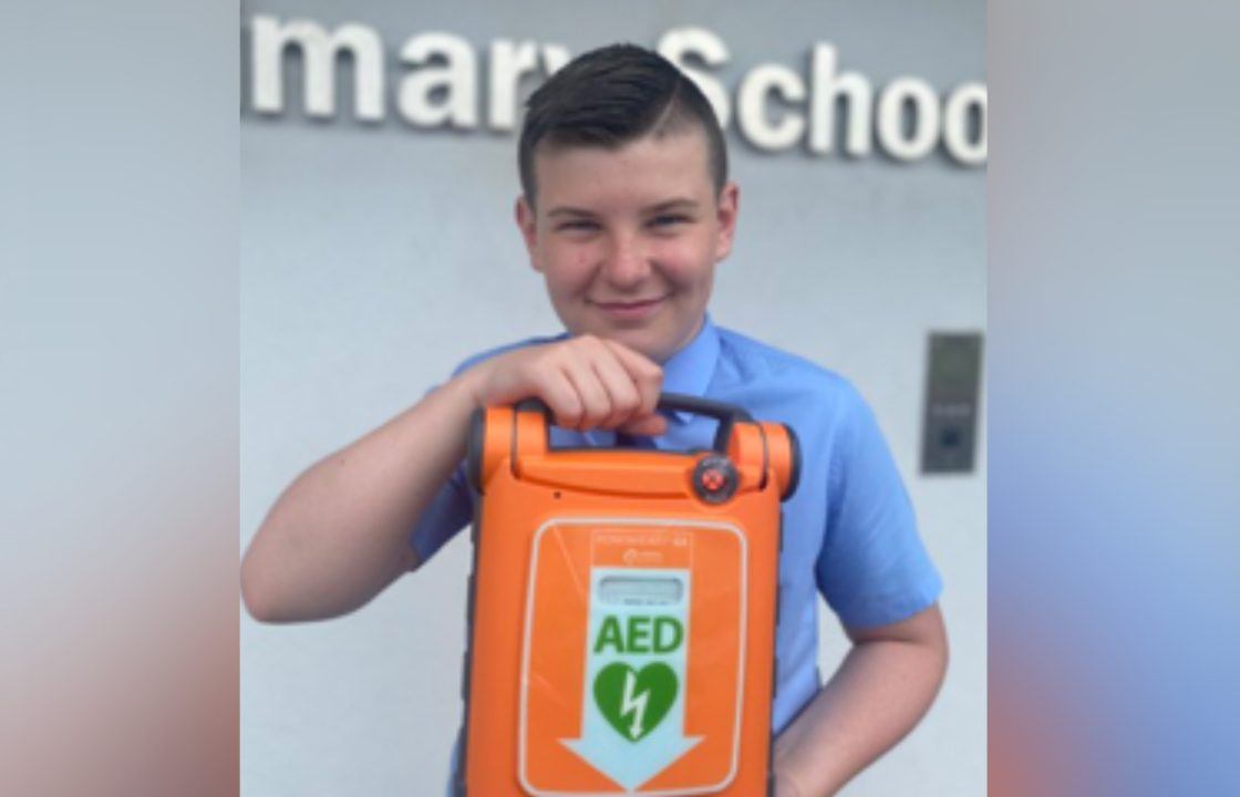 Schoolboy nominated at Scottish First Aid Awards after launching defibrillator campaign