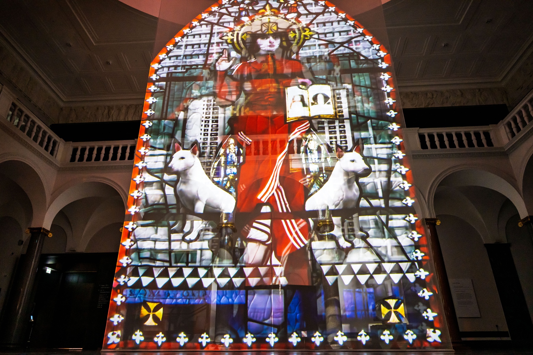 Fit D’You Know About the Bon Accord? is a large-scale video installation, which incorporates animation and sound.