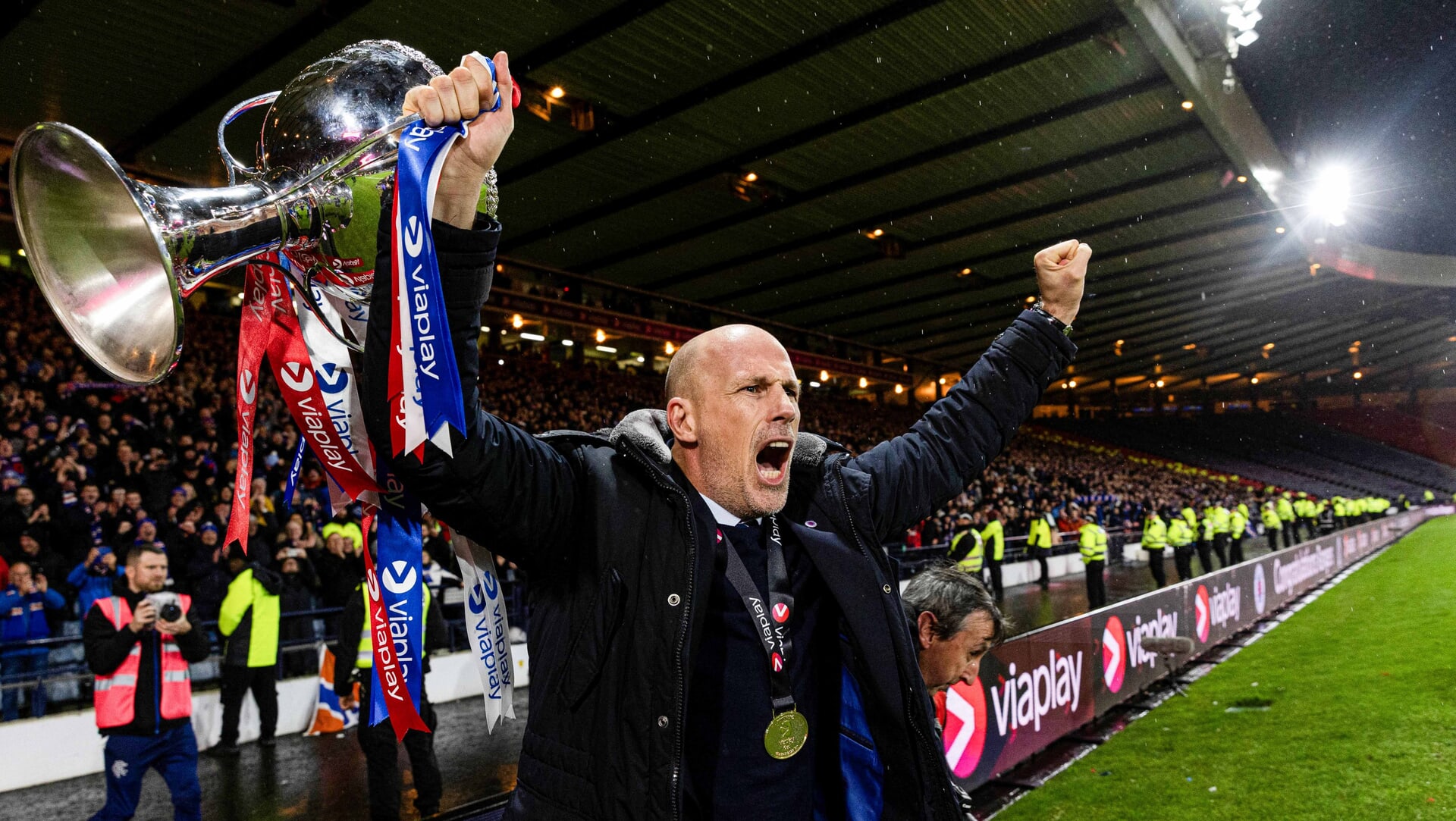 The Viaplay Cup was the only trophy Rangers won under Philippe Clement.  (Photo by Craig Williamson / SNS Group)