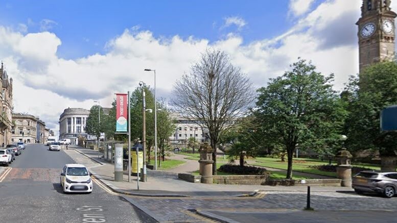 Man arrested after woman hit by car in Paisley town centre