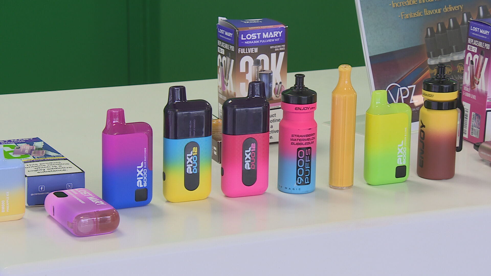 vpz disposable vapes UK's largest vaping retailer VPZ calls for crackdown on illicit 'big puff'  vapes