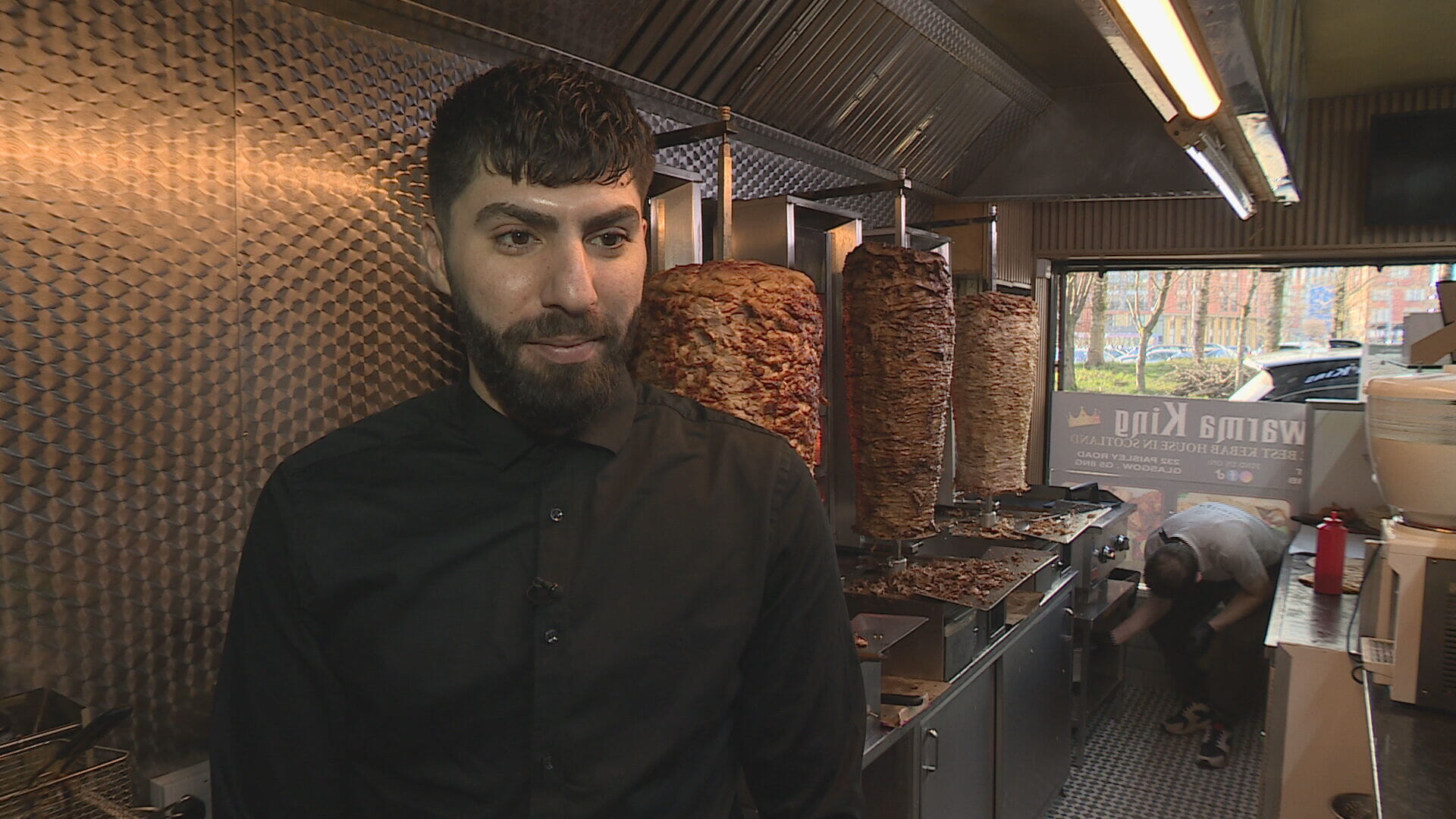 Majed Baerekhan, owner of Shawarma King Glasgow.