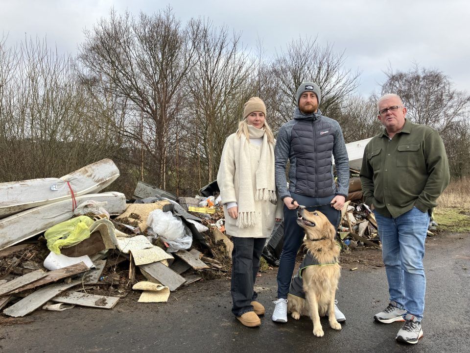 Residents ‘frustrated’ by fly-tipped rubbish posing risk to children and dogs