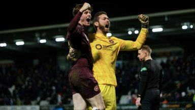 Hearts boss credits Craig Gordon and Calem Nieuwenhof after shoot-out success