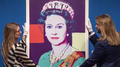 Andy Warhol screenprint of Queen Elizabeth II among works on show at Edinburgh exhibition