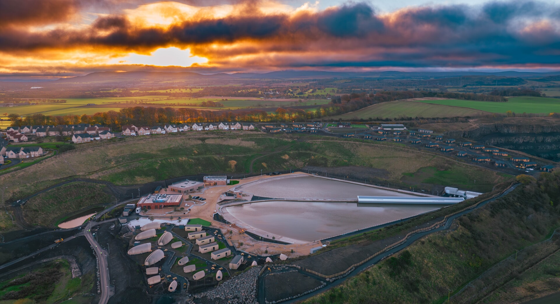 The multi-million resort opened it's doors in November in Ratho.