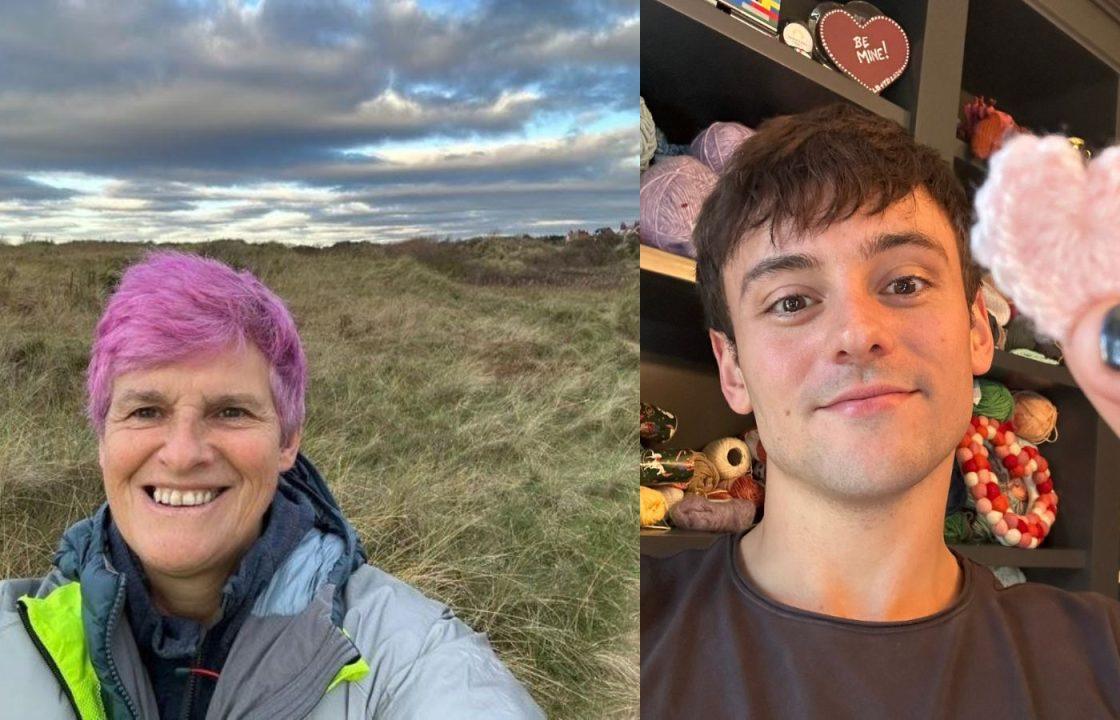 Tom Daley surprises woman taking on 5,000 mile UK coastline charity challenge