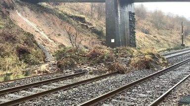 West Coast Main Line closed due to landslip in Dumfries and Galloway