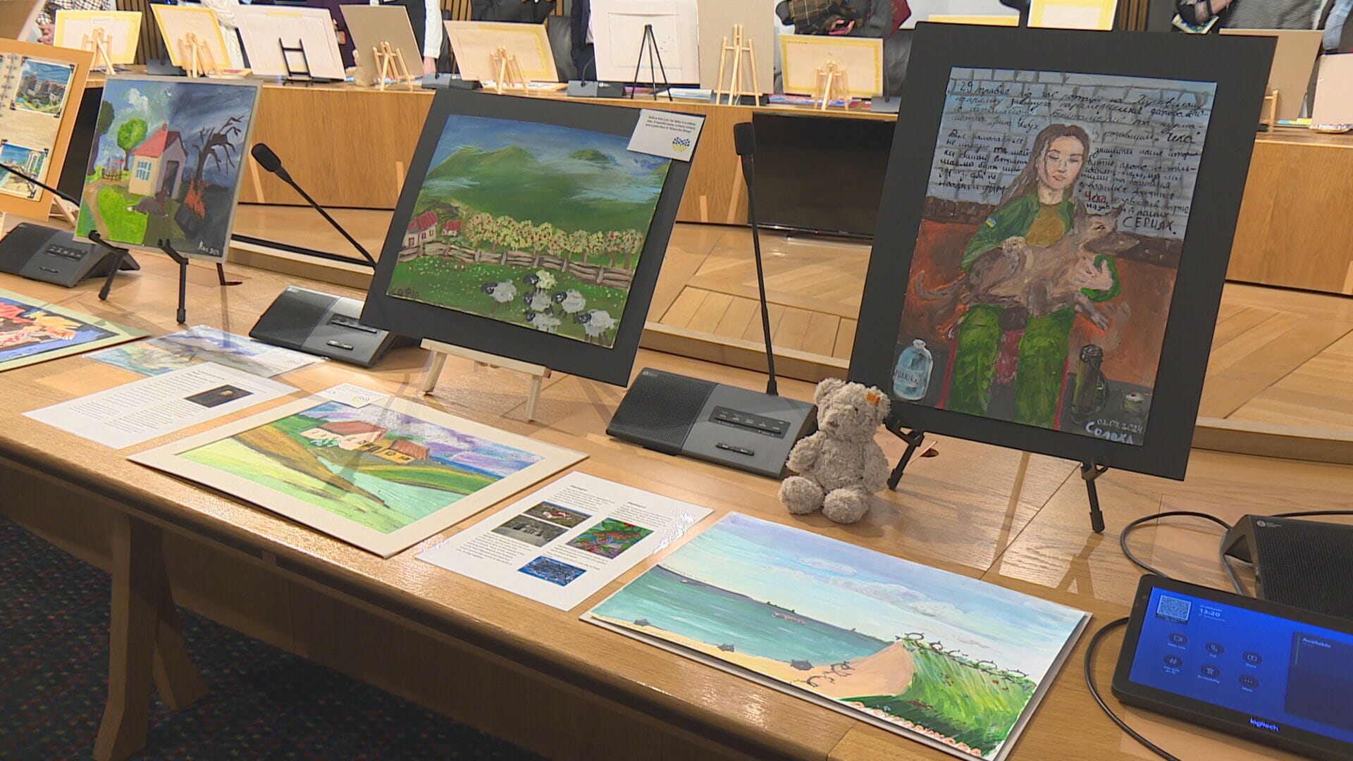 Art exhibition on display at Scottish Parliament 