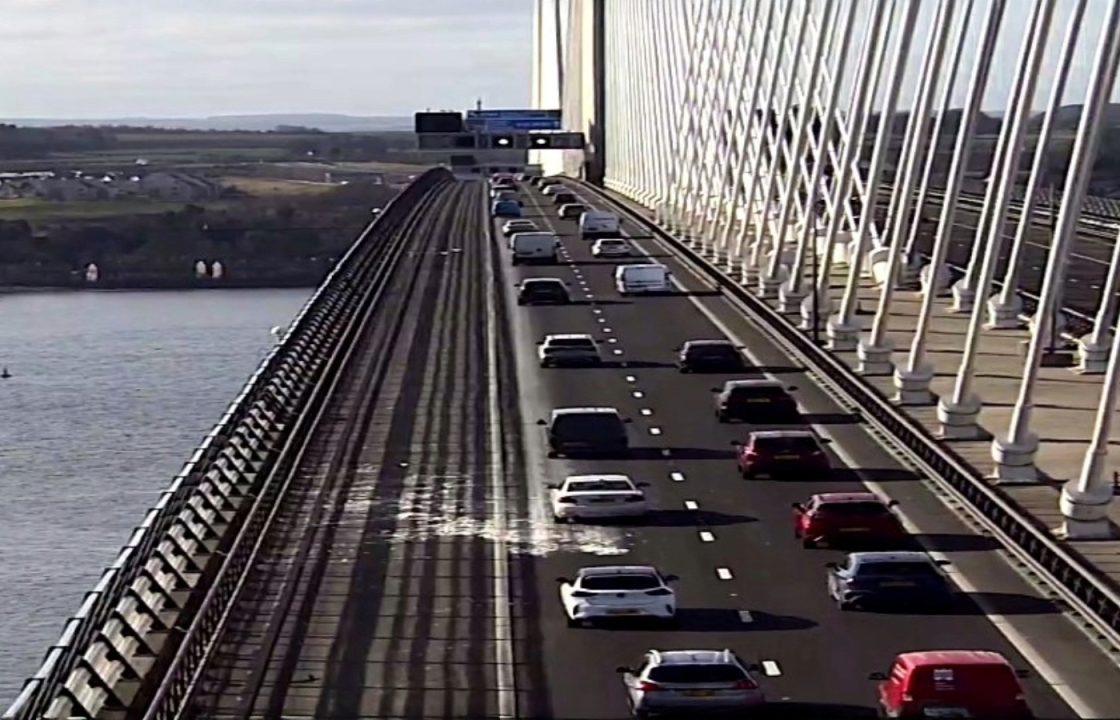 Drivers disrupted at rush hour after debris falls on Queensferry Crossing