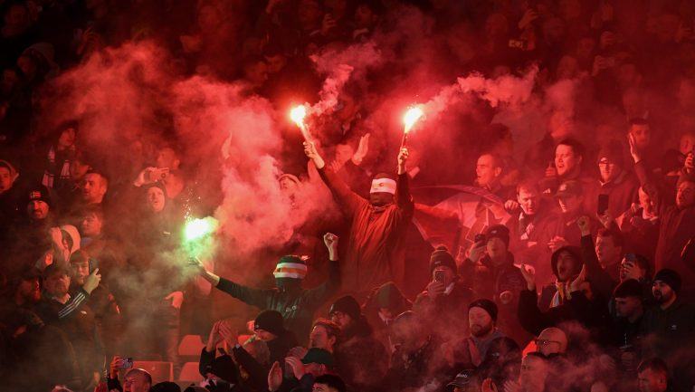 Celtic and Rangers have ticket allocations cut as punishment over pyro ...