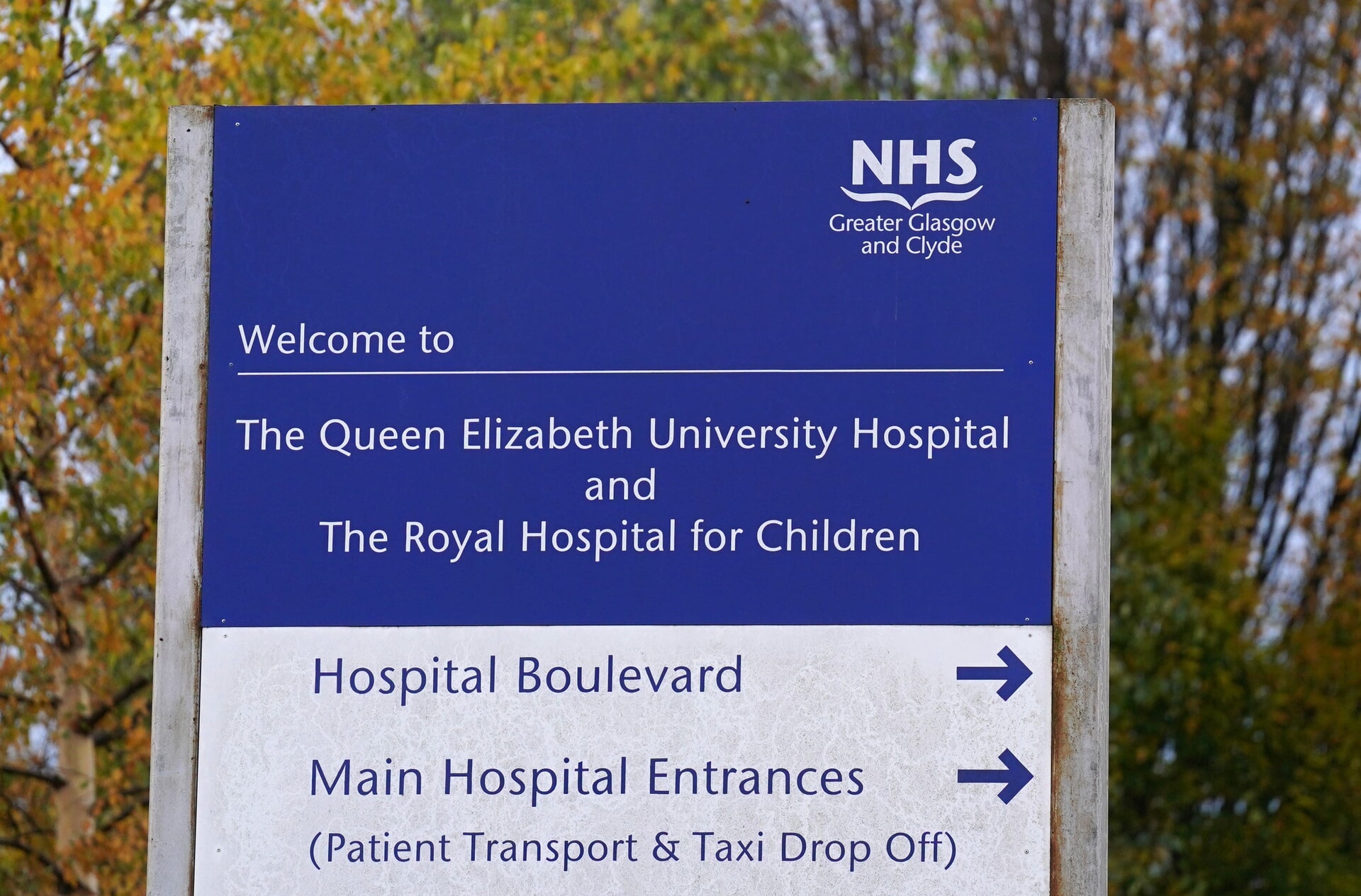 The two youngsters died on the same day at the Royal Hospital for Children in Glasgow.