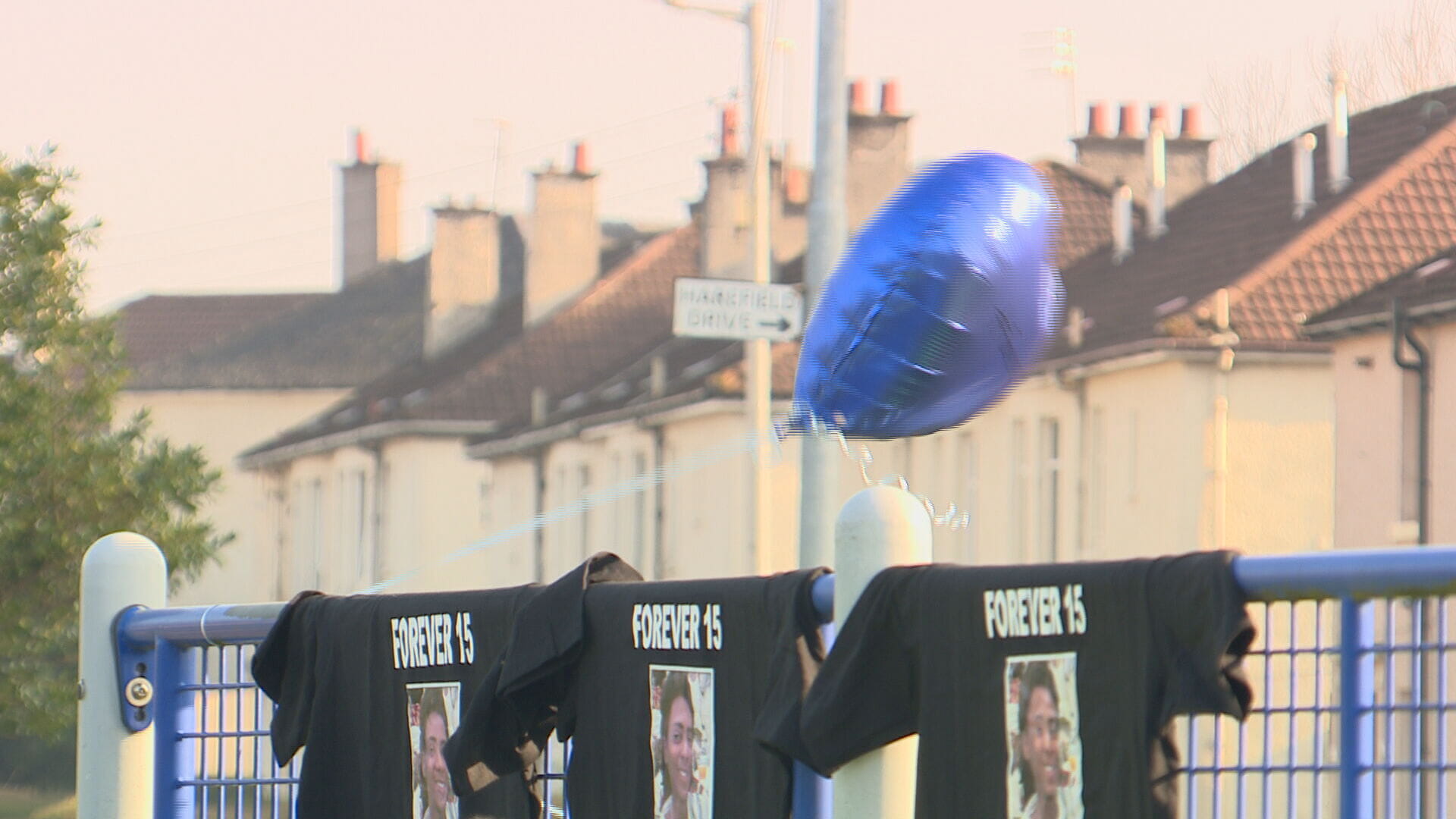 Balloon tributes to Amen Teklay