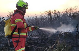 First wildfire extinguished amid extreme warning across Scotland