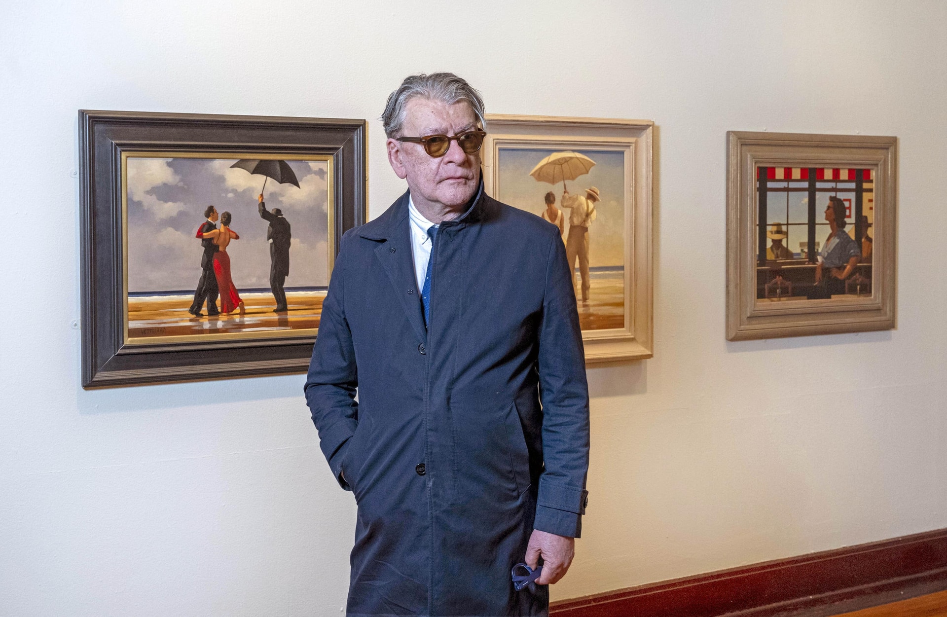 Vettriano was gifted watercolours at the age of 21 (Neil Hanna/PA).