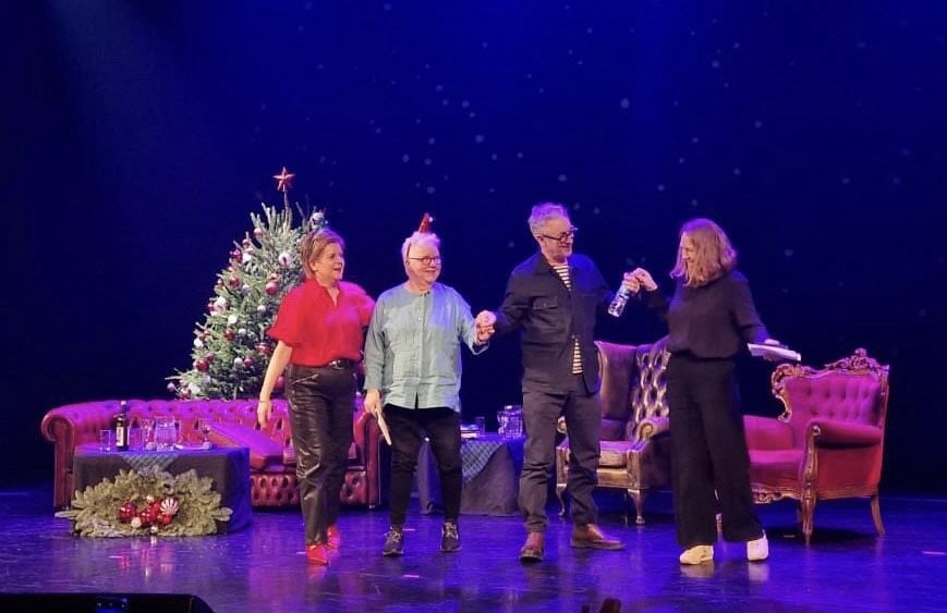 Before Christmas, Nicola Sturgeon hosted In the Company of Books with Val McDermid, actor Alan Cumming and thriller author Paula Hawkins.