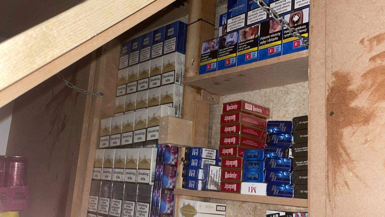 Hundreds of illegal cigarettes and vapes found in secret stockroom cupboard in Aberdeen shop