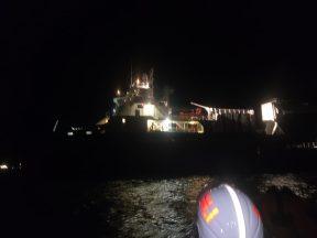 Lifeboats called to assist cargo vessel run aground on Skye