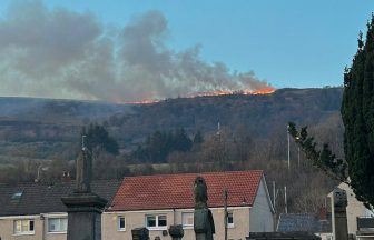 Wildfire breaks out in Kilpatrick Hills amid ‘extreme risk’ alert across Scotland