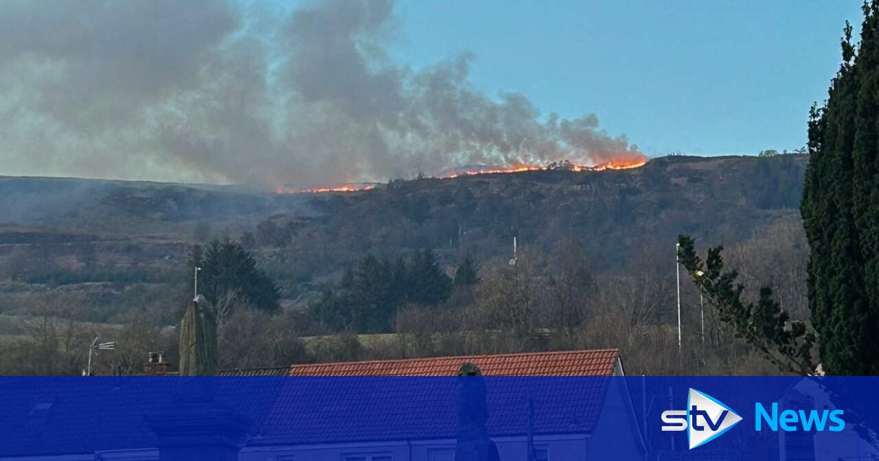 Wildfire in Kilpatrick Hills: Extreme Risk Alert Across Scotland