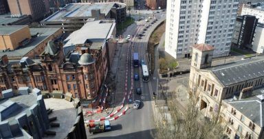 Sinkhole discovered on Cowcaddens Road as drivers warned of ‘significant delays’