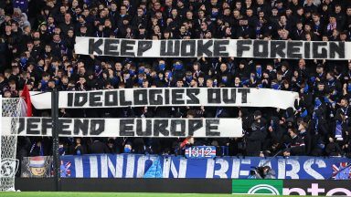 Rangers issue lifetime bans to fans who held illicit banner at Ibrox during Fenerbahce game