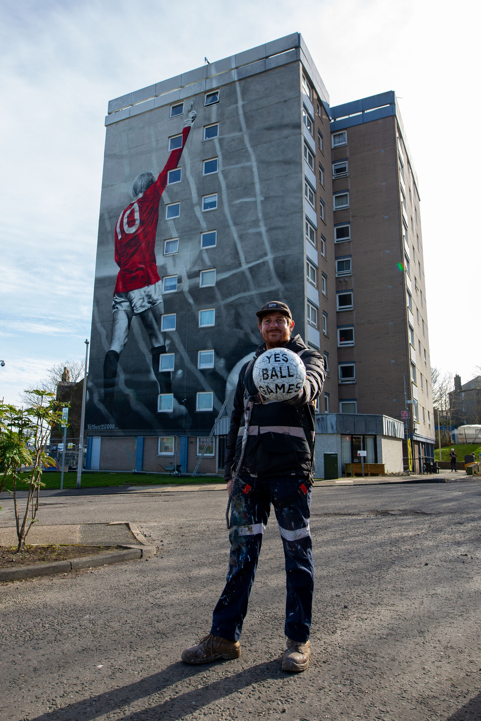 The murals have been produced by street art company Blank Walls and painted by founder, Jerome Davenport.