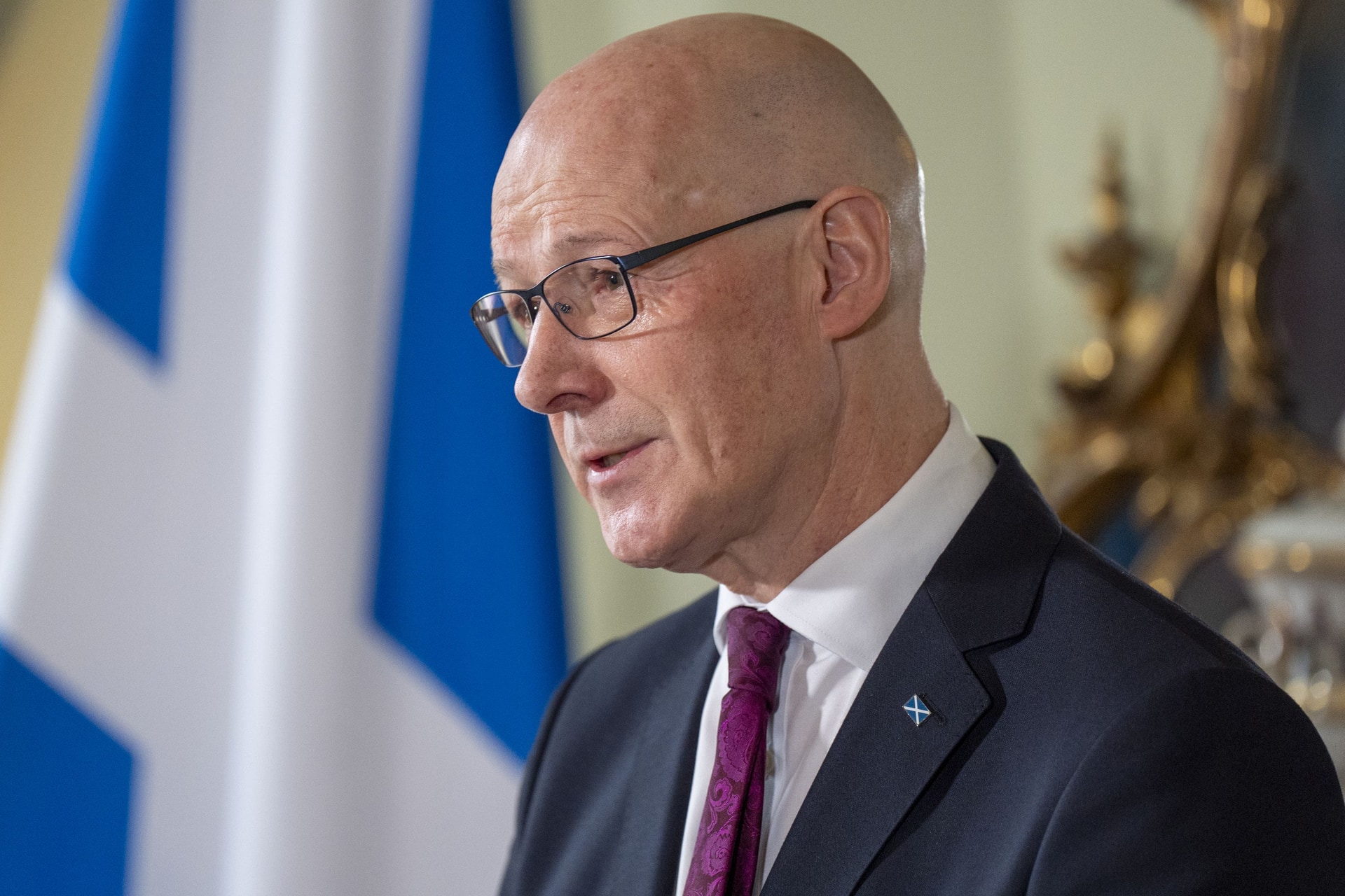 John Swinney insists conventional forces can keep Scotland safe from ‘Russian aggression’ (Jane Barlow/PA) 